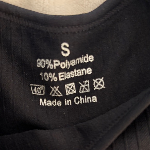 Black Ribbed Active Set - Picture 2 of 2